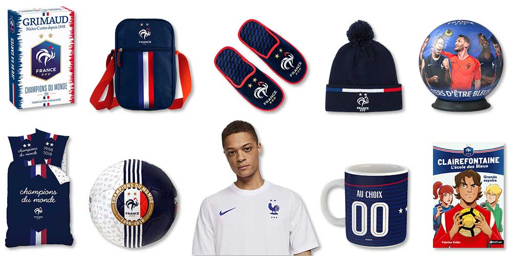 FFF Ensemble Survêtement Enfant Collection Officielle Equipe de France de  Football - Garçon 4 Ans : : Mode