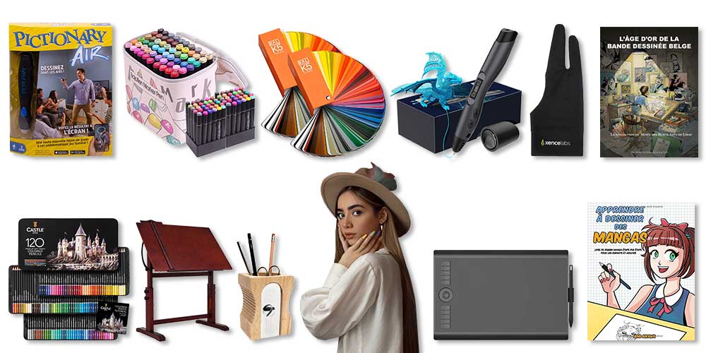26 idées cadeaux pour le dessin