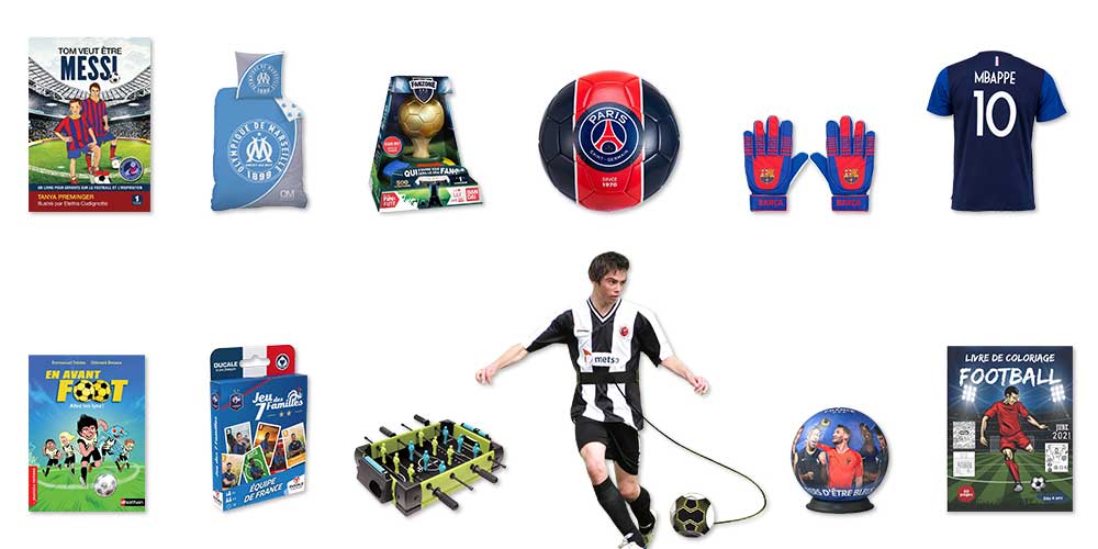 Coffret cadeau football 3 goodies - Un cadeau foot ados !