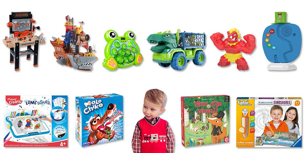 Top cadeaux de Noël 2022 tendances pour les garçons de 3 ans à 6 ans