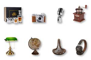 25 cadeaux rétro iconiques pour hommes
