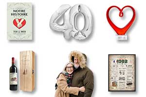 40 ans de mariage : les plus beaux cadeaux