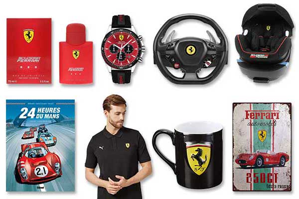 19 cadeaux pour fan de Ferrari