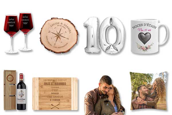 24 idées cadeaux pour fêter 10 ans de mariage