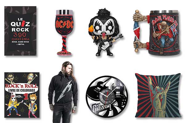 Idées cadeaux au top pour fans de rock et metal