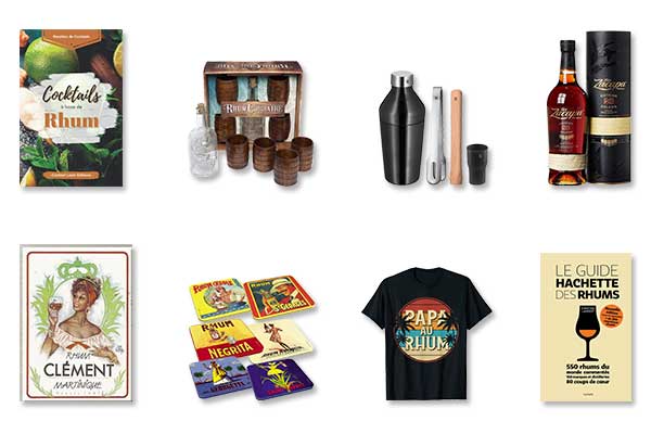 Top des 20 cadeaux traditionnels ou originaux autour du rhum