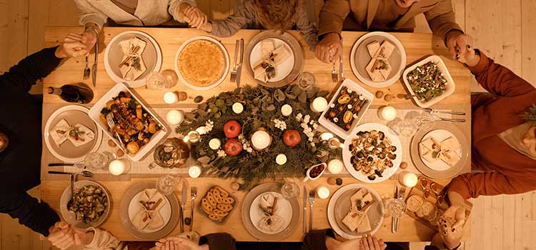 Décoration de table pour Noël