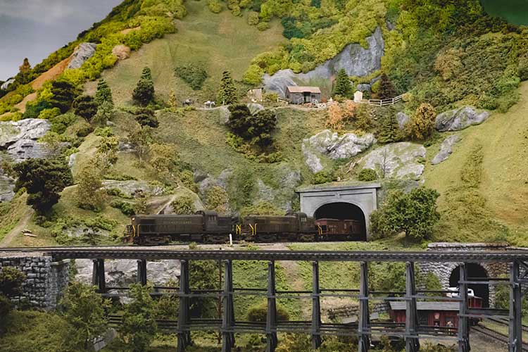 La passion du modélisme ferroviaire touche les grands-pères qui collectionnent les plus belles locomotives