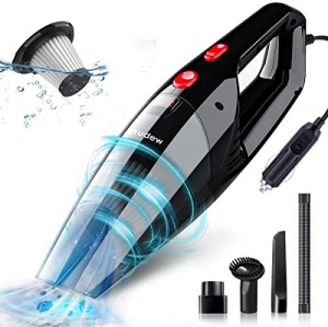 Audew Aspirateur de Voiture, Aspirateur Portable pour Voiture, Aspirateur à Main Haute Puissance