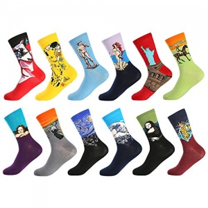 BONANGEL Chaussettes Homme Fantaisie Lot Chaussette Homme en Coton,Chaussettes et