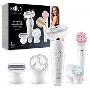 Braun Silk-épil 9 Flex 9-100 Ensemble Beauté - Épilateur Électrique Femme,Tête Souple Pour