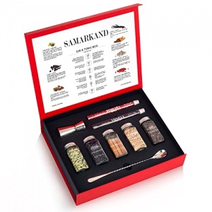 Coffret Cadeau Gin Tonic Botanique & Épices 200 Grammes - pour les Amateurs de Cocktails