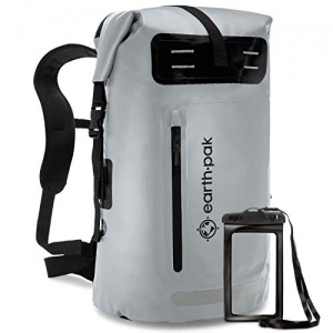 Earth Pak Sac à Dos étanche - Taille 35L / 55L - Idéal pour Camping, Kayak, Pêche, Rafting