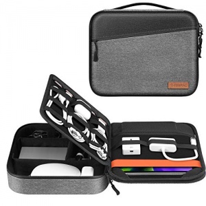 FINTIE Câbles Organisateur de Sac Electroniques Sac Pochette Câbles Rangement pour Clé USB, Carte