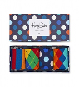 Happy Socks Mix Gift Box Chaussettes, Multicolore (Multicolore 600), 7/10 (Taille fabricant: 41-46)