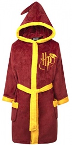 HARRY POTTER Robe de chambre officielle Robe de chambre à capuche extra douce pour enfants | Robe