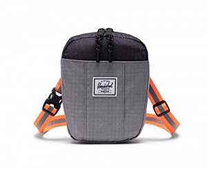Herschel Cruz Crossbody Sharkskin Enzyme Ripstop/Black Enzyme Ripstop/Shocking Orange
