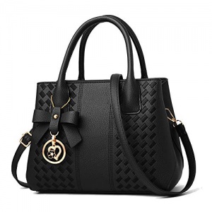 Jeniulet Sac à main en Cuir Pour Femme Sac à Bandoulière Bowknot avec Bandoulière Réglable