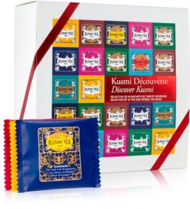 Kusmi Tea - Coffret Kusmi Découverte - Assortiment de Thés Noirs, Thés Blancs, Thés Verts et