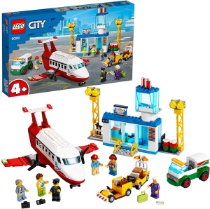 LEGO- L'aéroport Central City Jeux de Construction, 60261, Multicolore