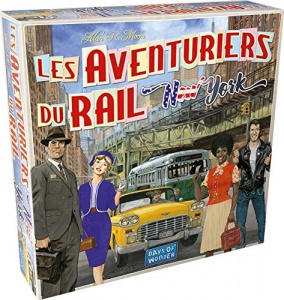 Les Aventuriers du Rail : New York - Asmodee - Jeu de société - Jeu de plateau - Jeu de stratégie