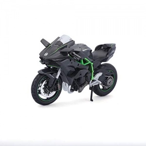 Maisto Miniature de Moto Kawasaki Ninja H2R, modèle Authentique, échelle 1:12, avec Ressort et