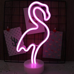 NIWWIN Enseigne lumineuse au néon LED décoration murale veilleuse USB/néon à piles pour noël
