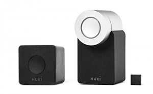Nuki Combo 2.0 (Smart Lock et Bridge wifi), Serrure porte, installation facile, commande á