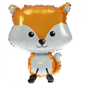 PARTY TIME BLF3608LIS-2885 Ballon en aluminium Motif renard Multicolore