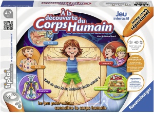 Ravensburger- tiptoi - Jeu interactif- A la découverte du corps humain- A partir de 4 ans- 00834