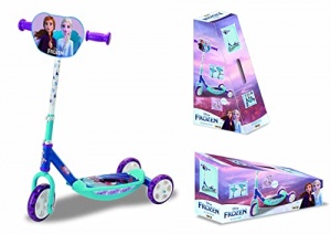 Smoby - La Reine des Neiges - Patinette 3 Roues - Trottinette Enfant - Roues Silencieuses - 750181