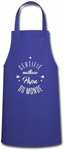 Spreadshirt Certifié Meilleur Papa Du Monde Tablier