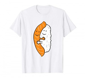 Sushi Kawaii au saumon Sushi japonais mignon T-Shirt