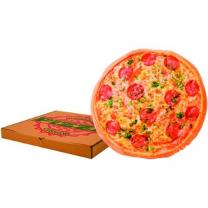 United Labels - Coussin - en Forme de Pizza