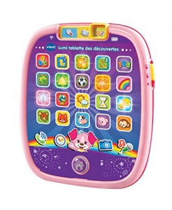 VTech- Lumi Tablette Des Découvertes, 602955, Rose - Version FR