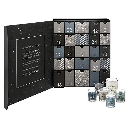 Calendrier de l’avent 25 bougies parfumées