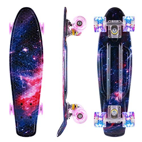 Skateboard roues lumineuses