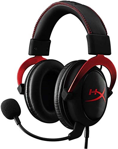 Casque Gaming avec Micro pour PC/PS4/MAC, Rouge Hyper X Cloud II Red : le cadeau gaming