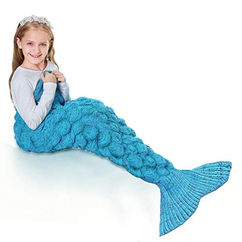 La couverture queue de sirène que les petites filles adorent