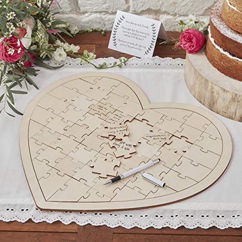 Livre d’or puzzle en bois