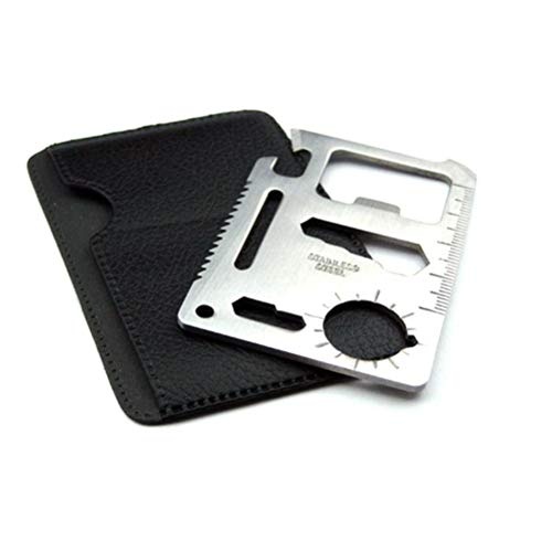 Multi Tool – Outil multifonction format carte de crédit pour visser, ouvrir et couper. Cadeau fête des père idéal camping et survie